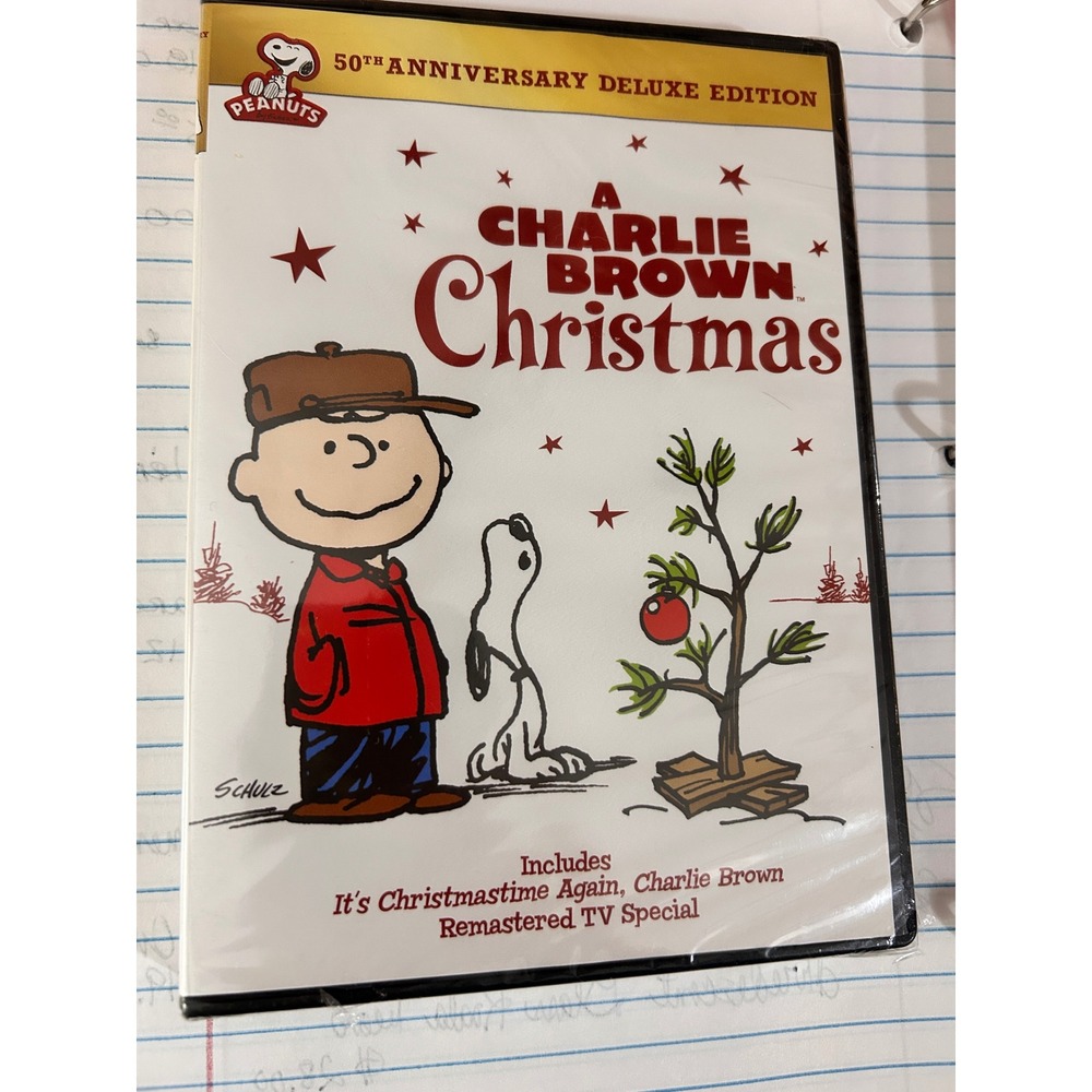 A Charlie Brown Christmas DVD 50th Anniversary Deluxe Edition Peanuts‎ Sealed